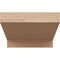 Ekena Millwork 6in. W x 4in. H x 28in. L Clemmons Woodgrain TimberThane Rafter Tail, Primed Tan RFTUR06X04X28CLERCPR - alternate 5